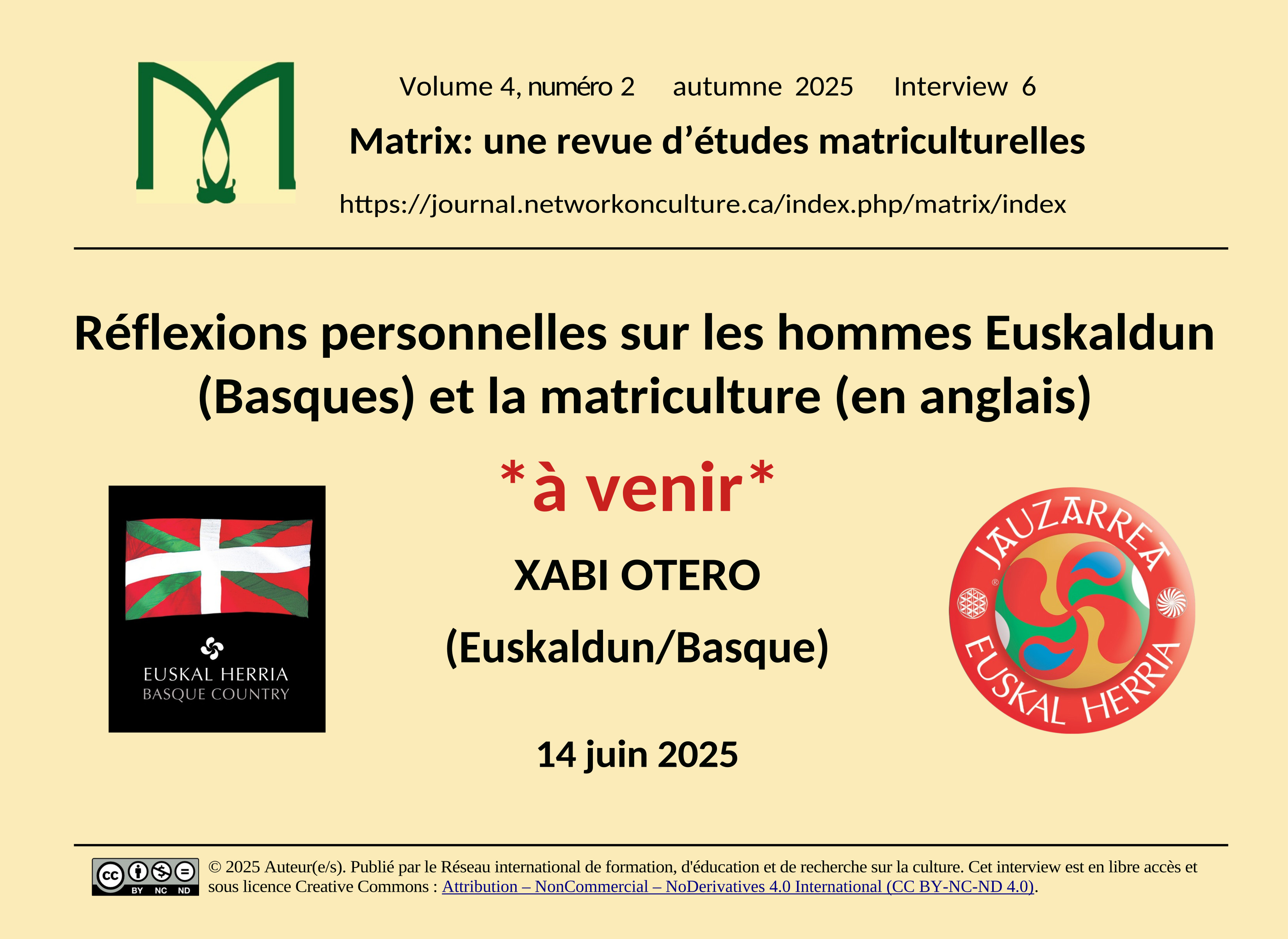 Réflexions personnelles sur les hommes Euskaldun (Basques) et la matriculture
